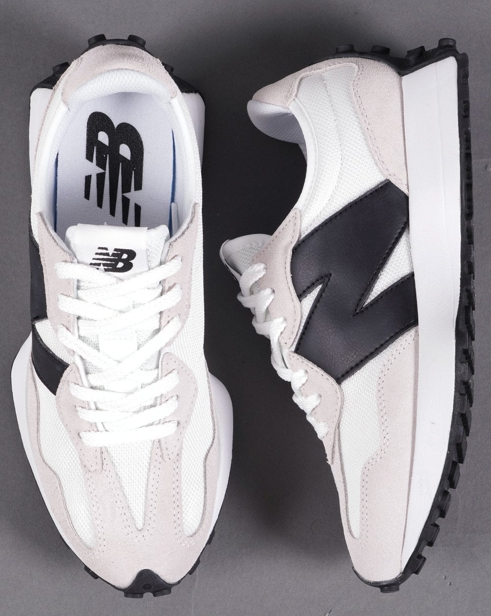 New Balance 327 Trainer Weiß/Schwarz