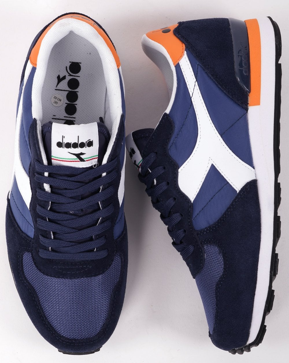 Diadora Camaro Sneakers Marineblau/Orange