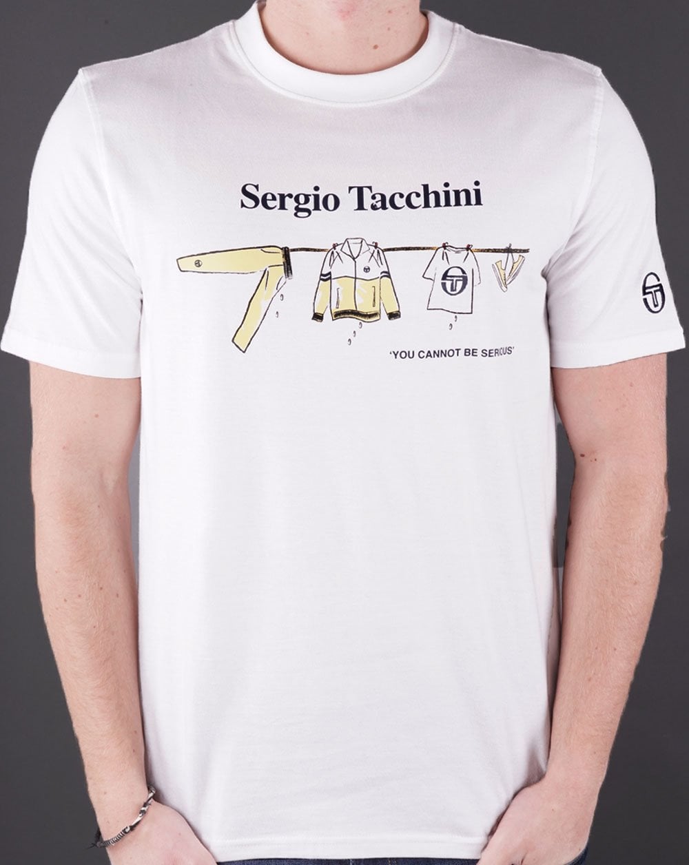 Sergio Tacchini Migliore T-Shirt Weiß/Gelb