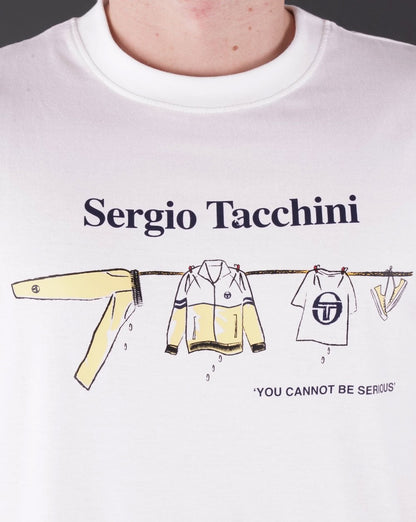 Sergio Tacchini Migliore T-Shirt Weiß/Gelb