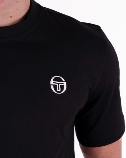 Sergio Tacchini Terme T-Shirt Schwarz