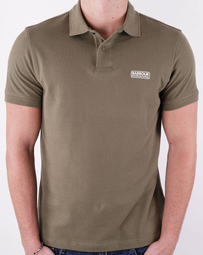 Barbour International Essential Polo Grün