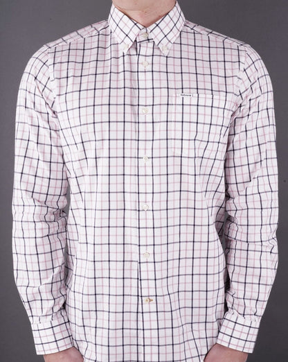 Barbour Bradwell Tattersall Hemd Rosa