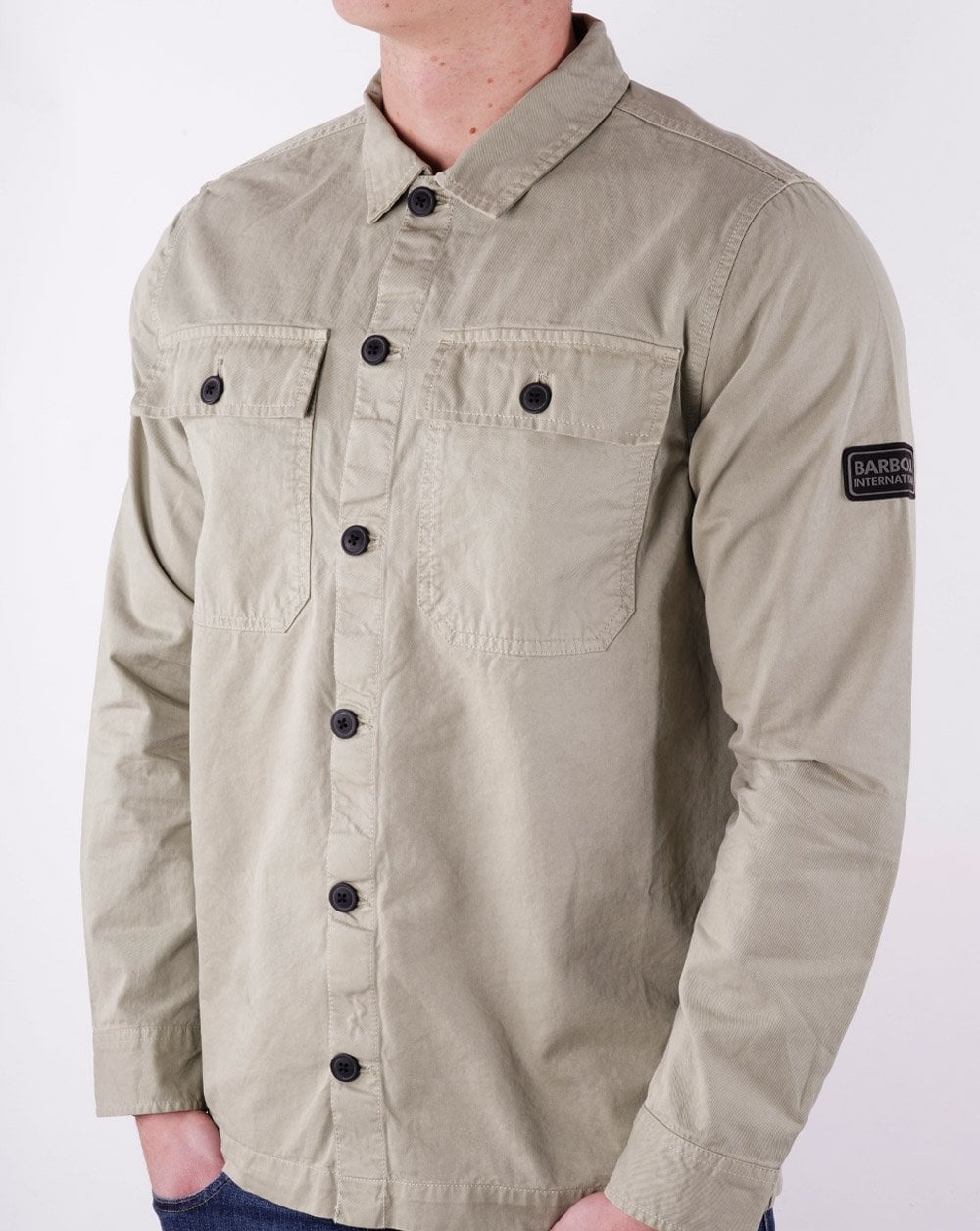 Barbour International Adey Überhemd Kavalleriegrün