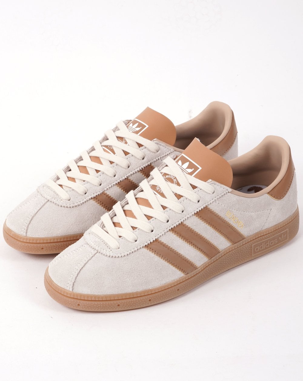 Adidas Munchen Trainers Creme/Mesa Tan/Gummi