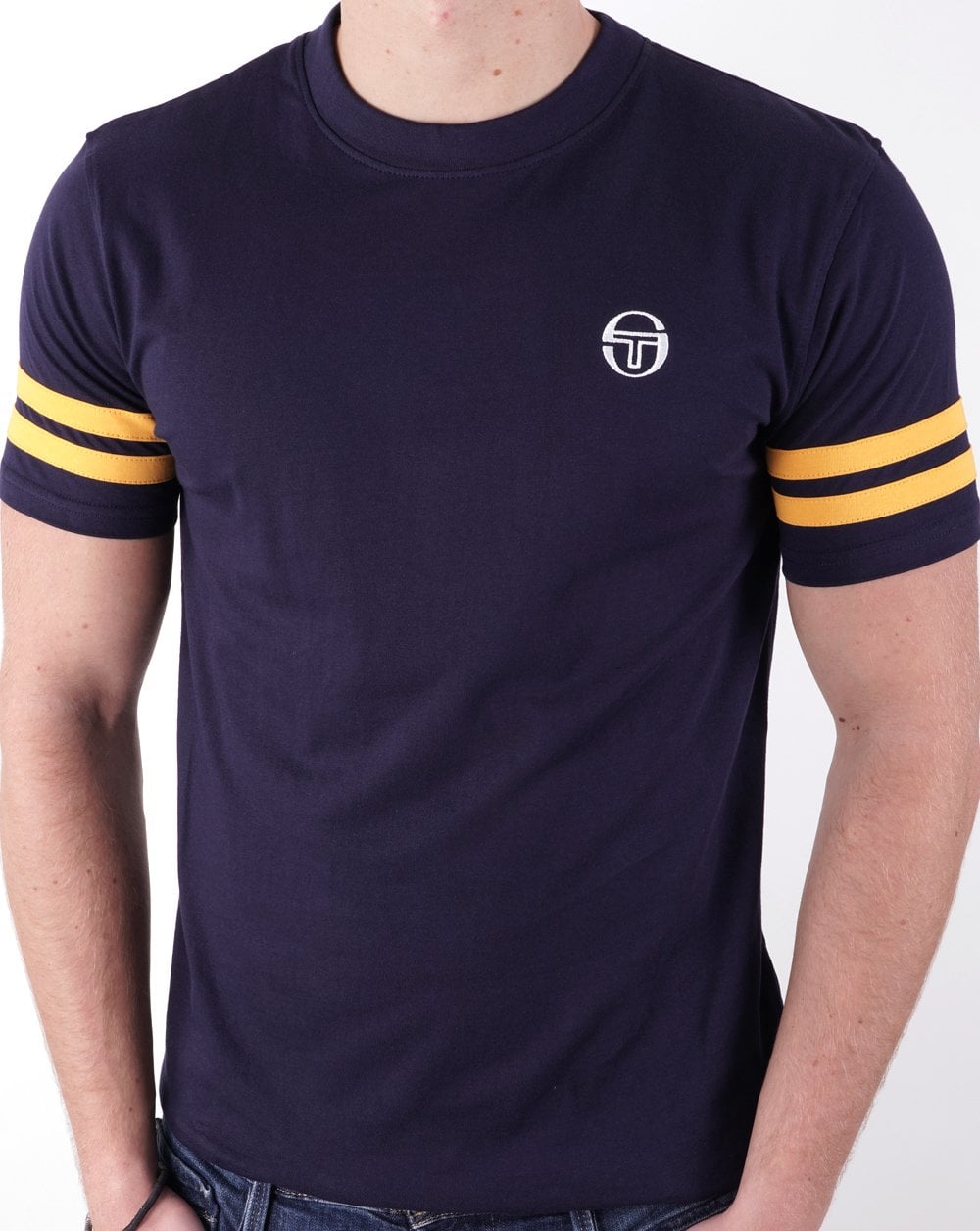 Sergio Tacchini 2-Streifen-T-Shirt Marinegold
