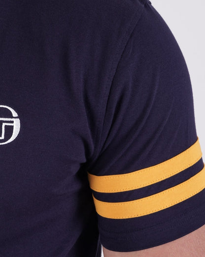 Sergio Tacchini 2-Streifen-T-Shirt Marinegold