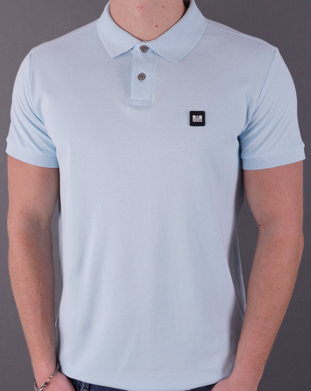 Weekend Offender Poloshirt Himmelblau