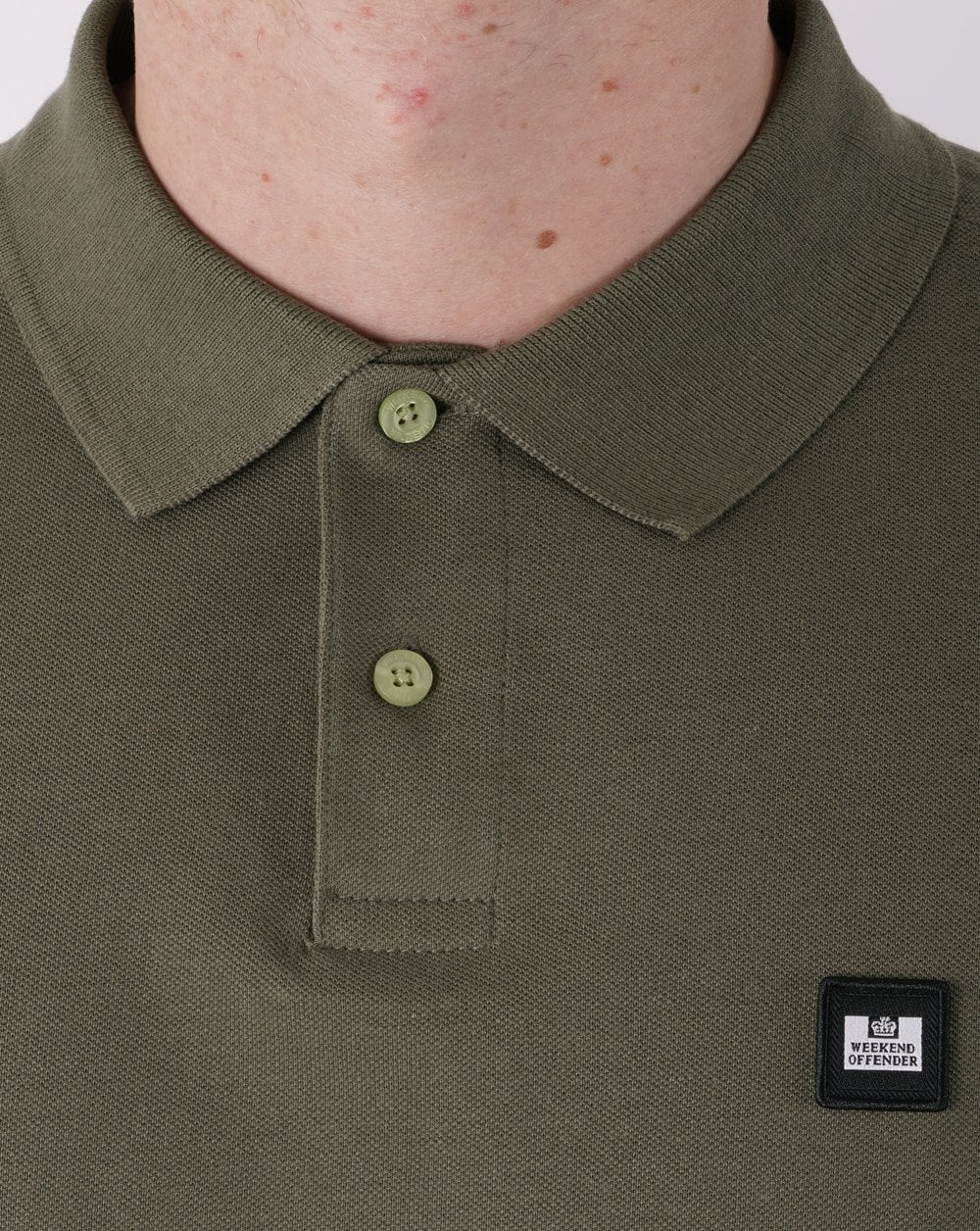Weekend Offender Poloshirt Olivgrün
