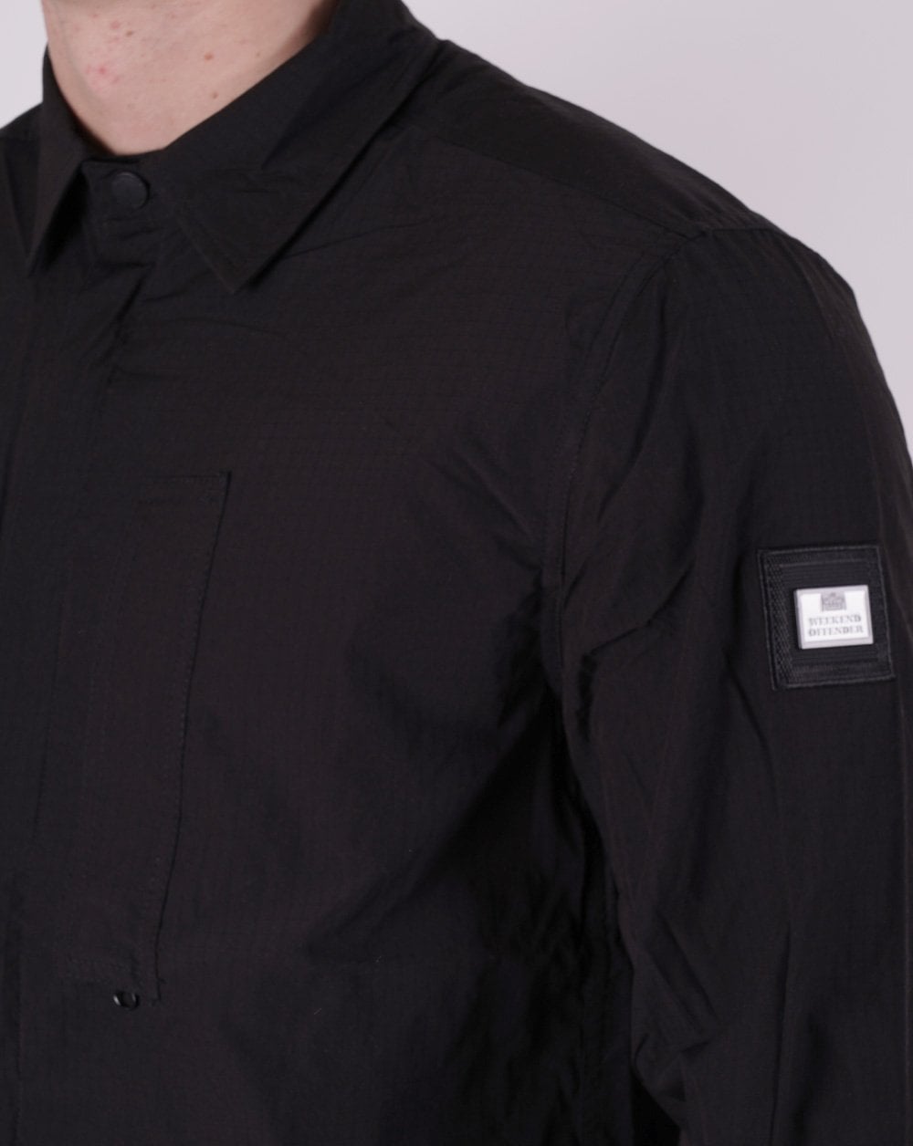 Weekend Offender Porter Overshirt Black
