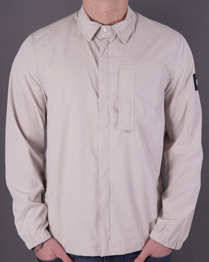 Weekend Offender Porter Overshirt Taubengrau