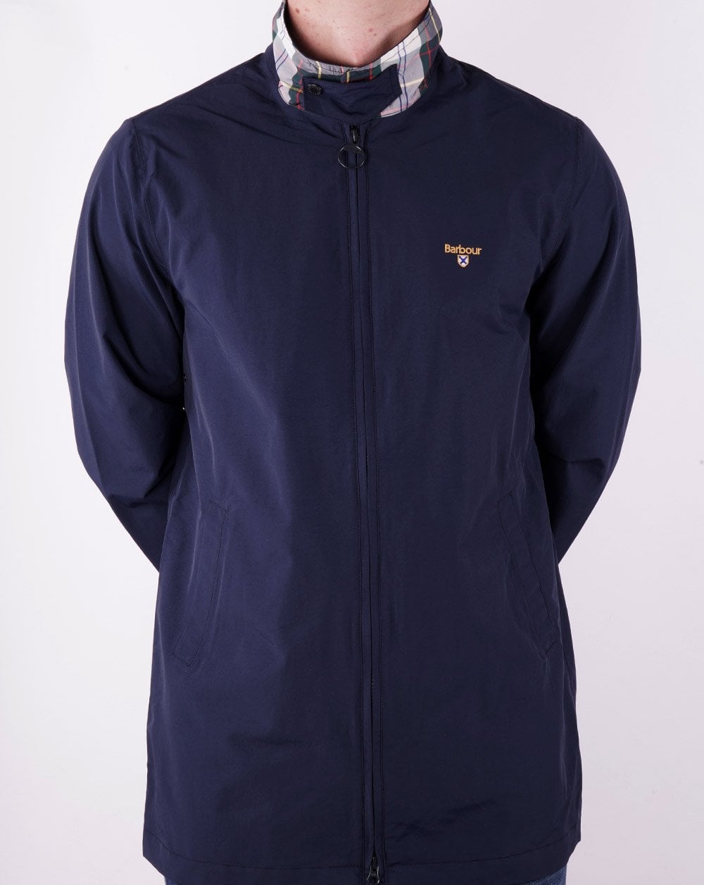 Barbour Crested Mac Marineblau
