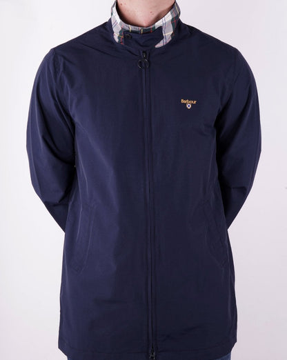 Barbour Crested Mac Marineblau