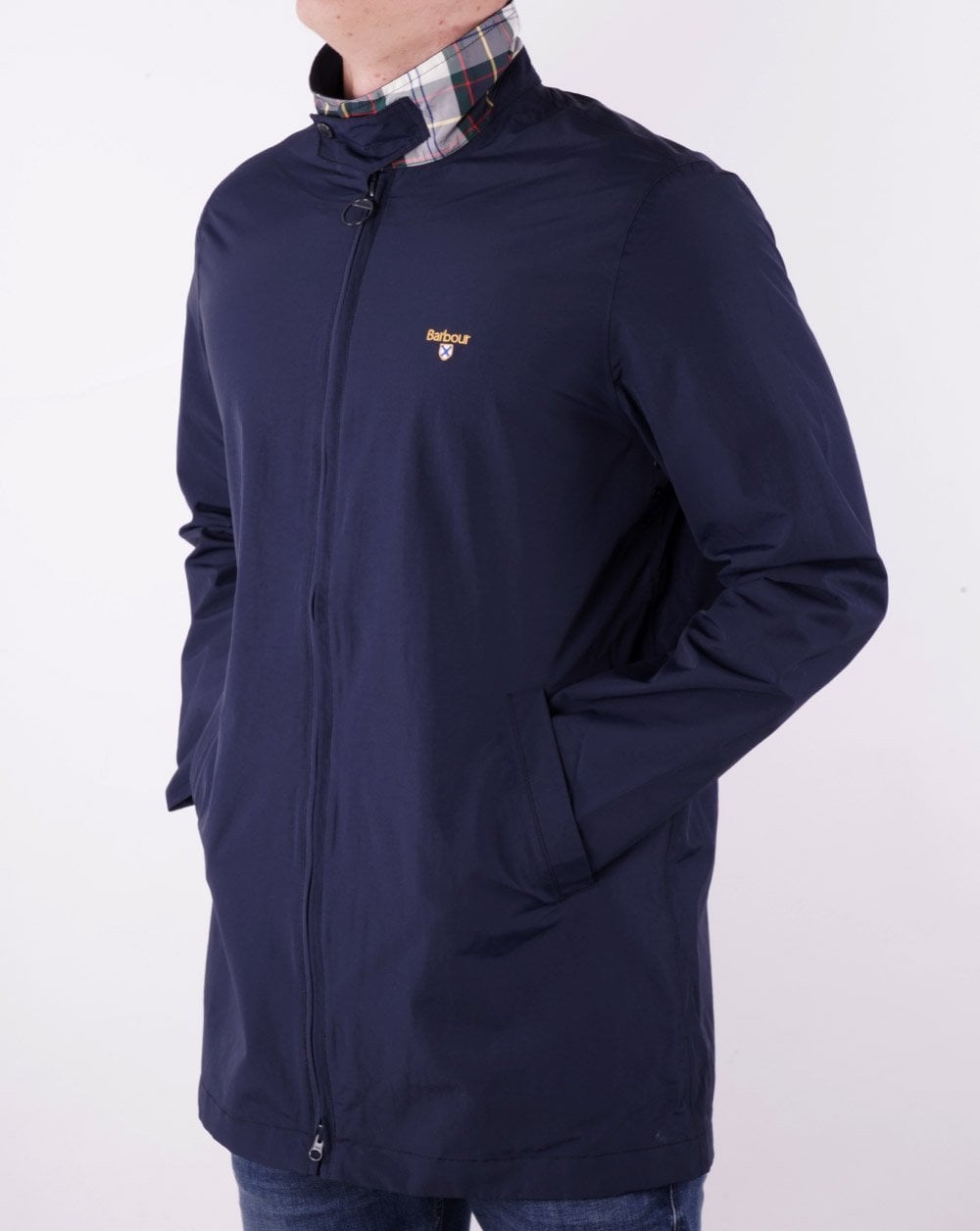 Barbour Crested Mac Marineblau