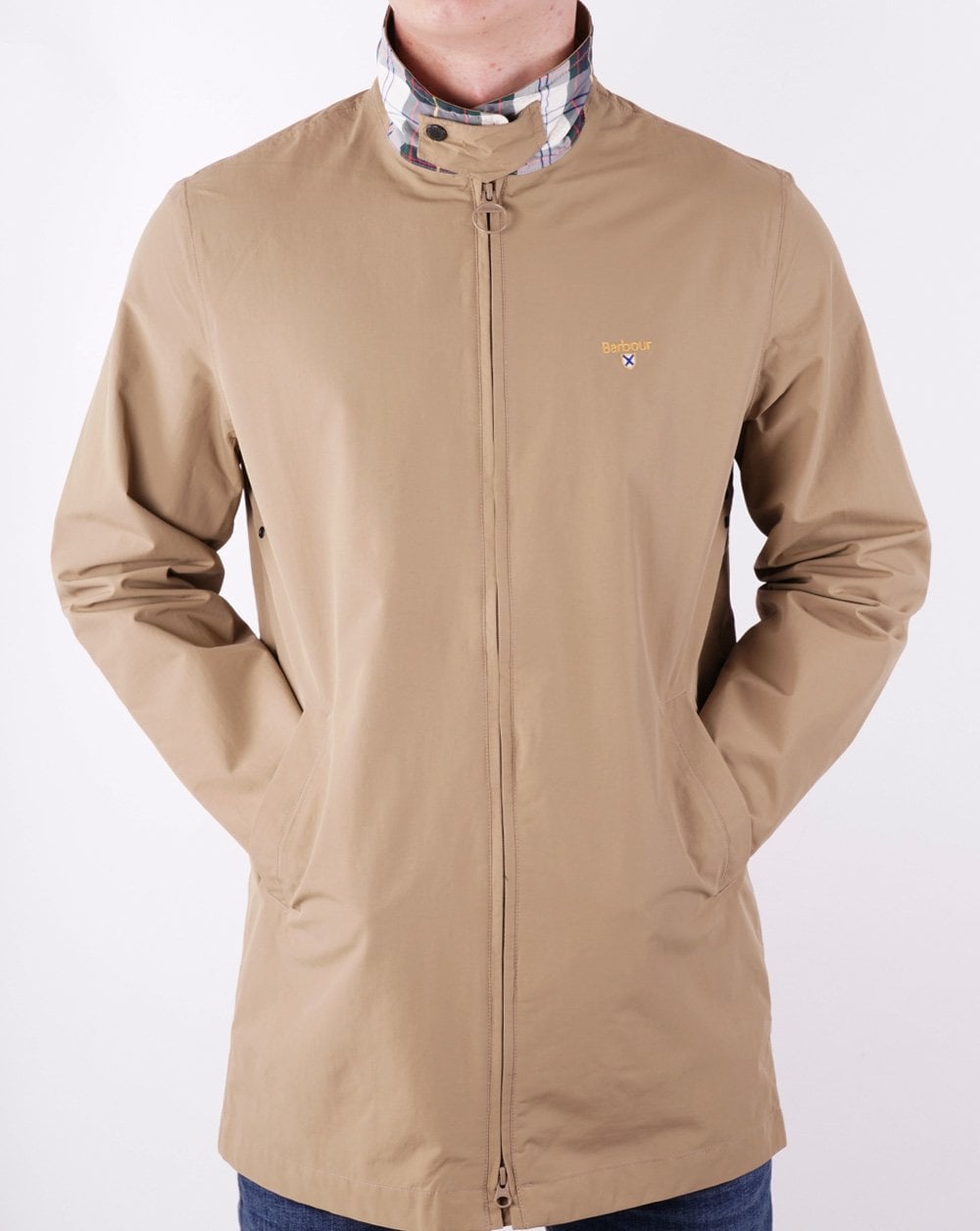 Barbour Crested Mac Militärbraun