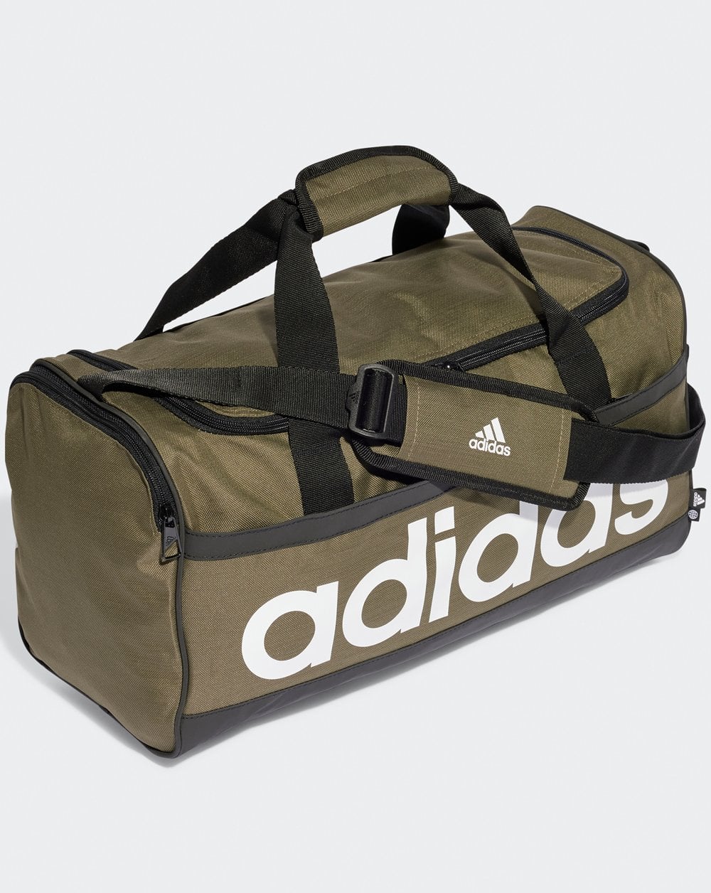 Adidas Originals Linear Duffel Bag Olivgrün Strata
