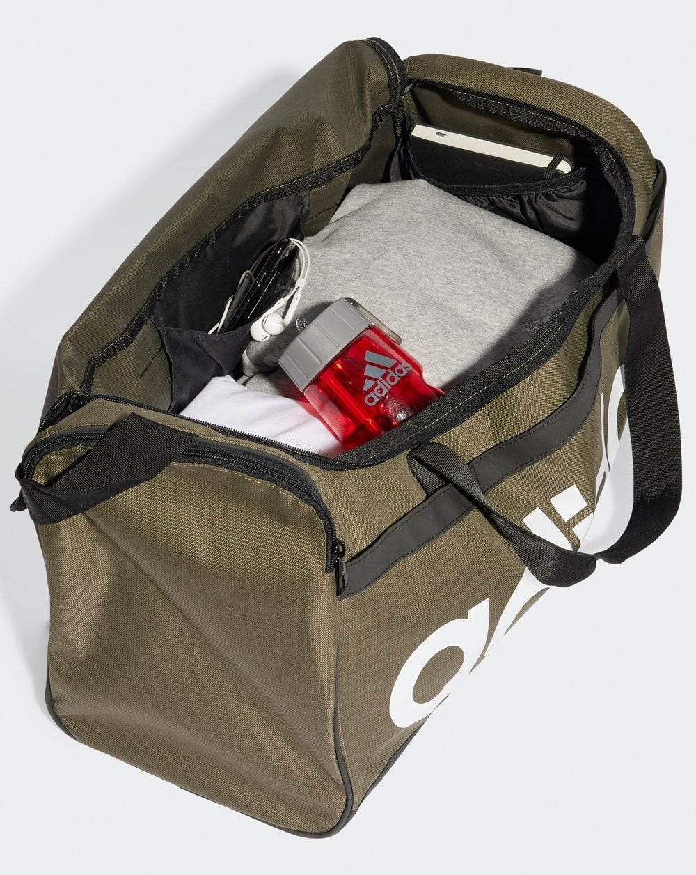 Adidas Originals Linear Duffel Bag Olivgrün Strata