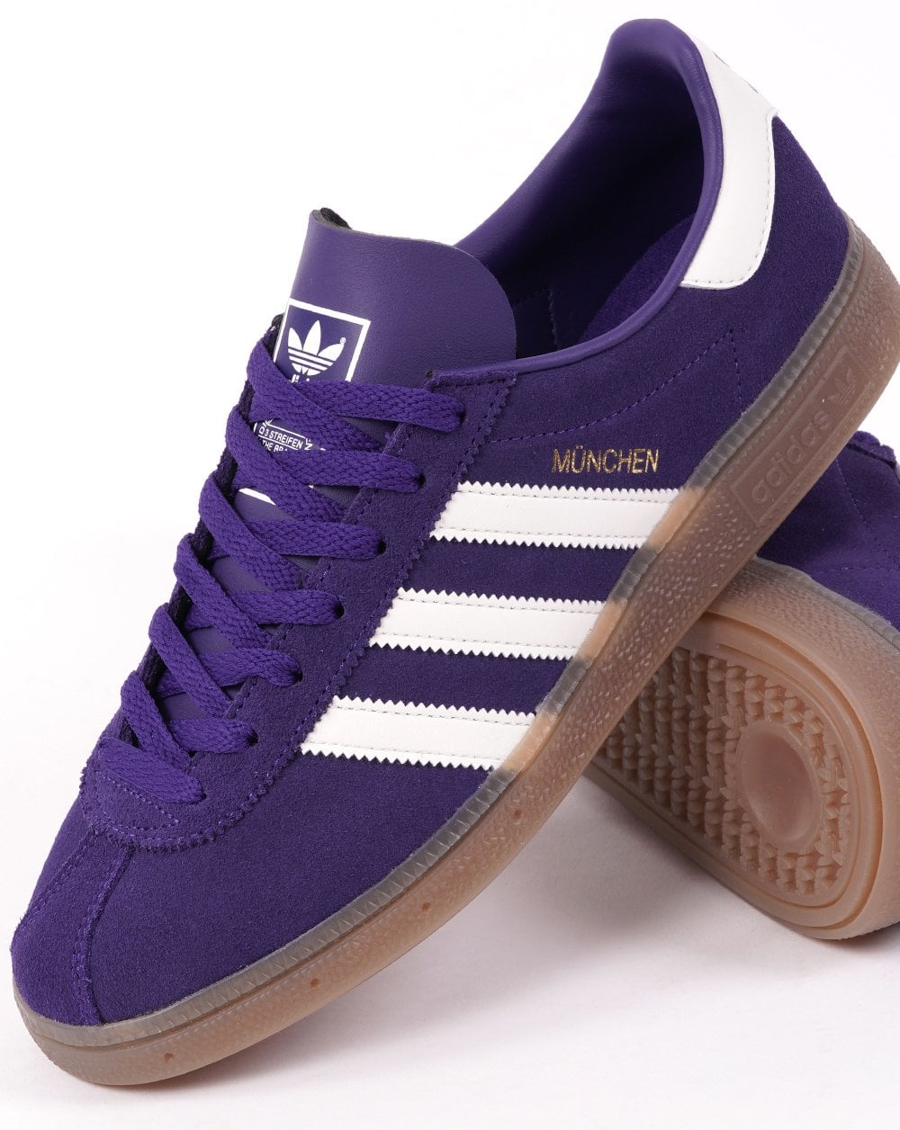 Adidas München Sneakers Lila/Off-White