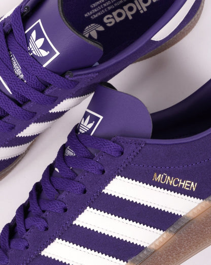 Adidas München Sneakers Lila/Off-White
