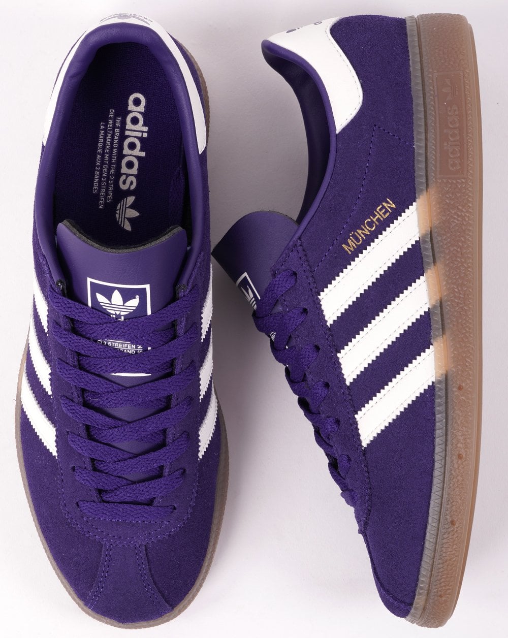 Adidas München Sneakers Lila/Off-White