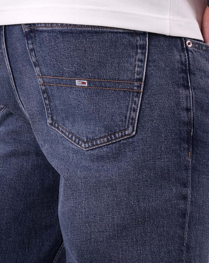Tommy Jeans Ryan Regular Straight Jeans, Denim, Größe M