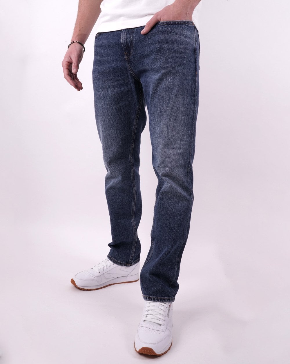 Tommy Jeans Ryan Regular Straight Jeans, Denim, Größe M