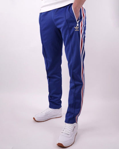 Adidas Originals F Beckenbauer Trainingshose Royal Rot Weiß