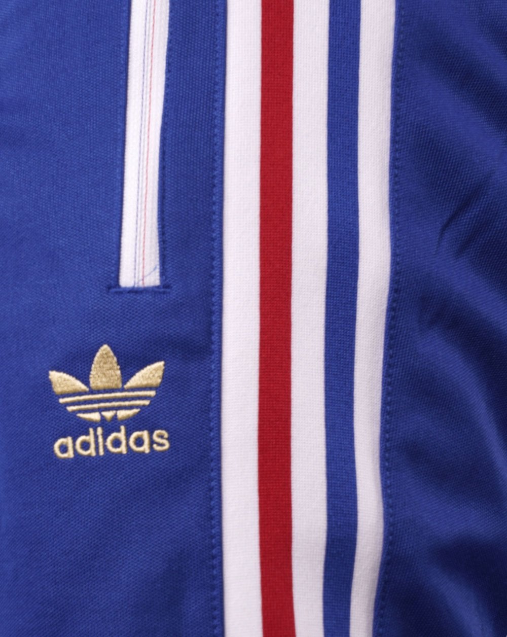 Adidas Originals F Beckenbauer Trainingshose Royal Rot Weiß