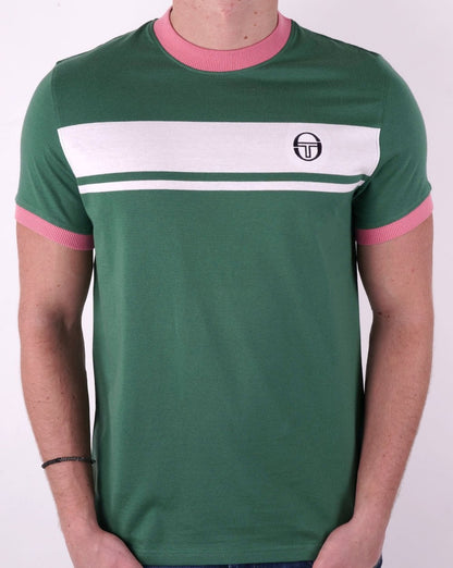 Sergio Tacchini Masters T-Shirt Grün/Weiß
