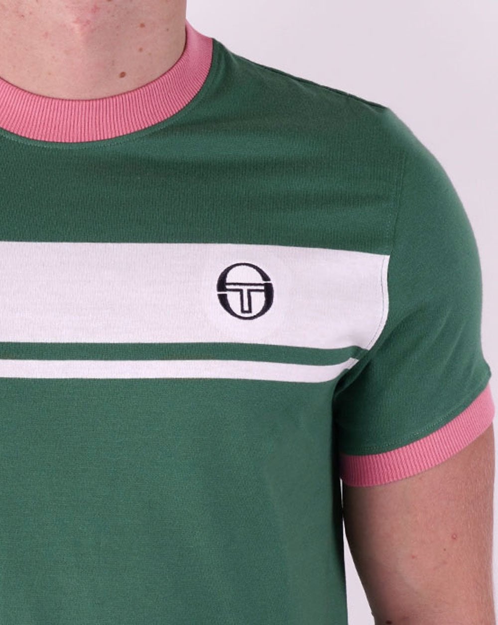 Sergio Tacchini Masters T-Shirt Grün/Weiß