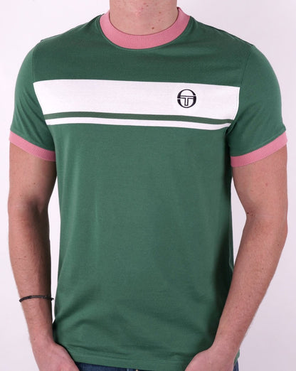 Sergio Tacchini Masters T-Shirt Grün/Weiß