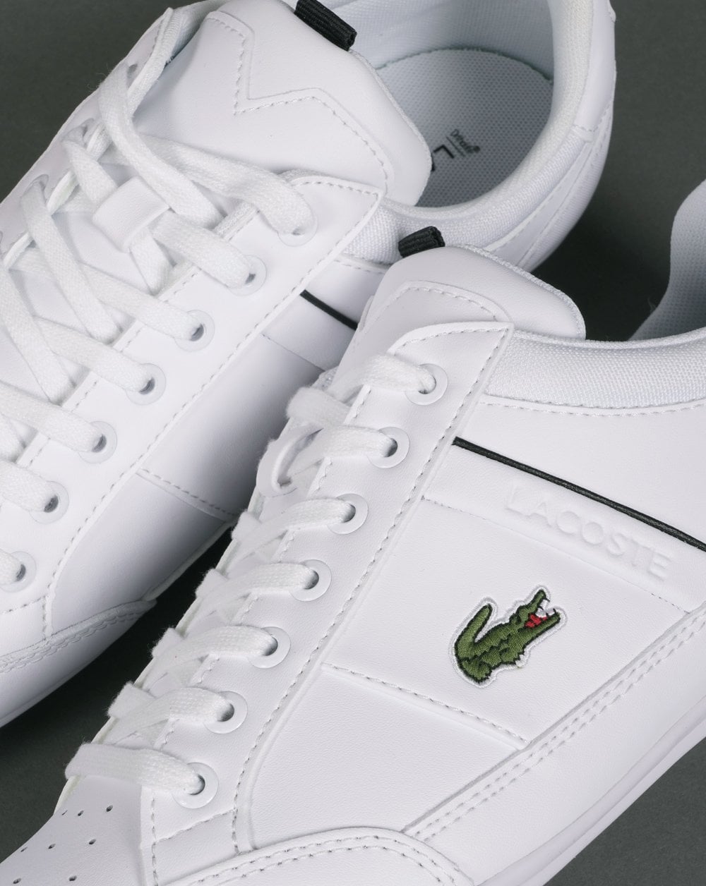 Lacoste Chaymon Trainer Weiß/Schwarz