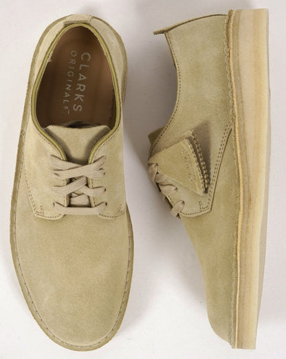 Clarks Originals Coal London Schuh aus Ahorn-Wildleder