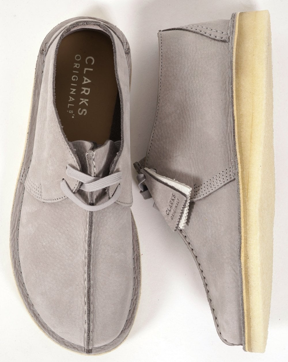 Clarks Originals Desert Trek Schuh Nubuk Taupe