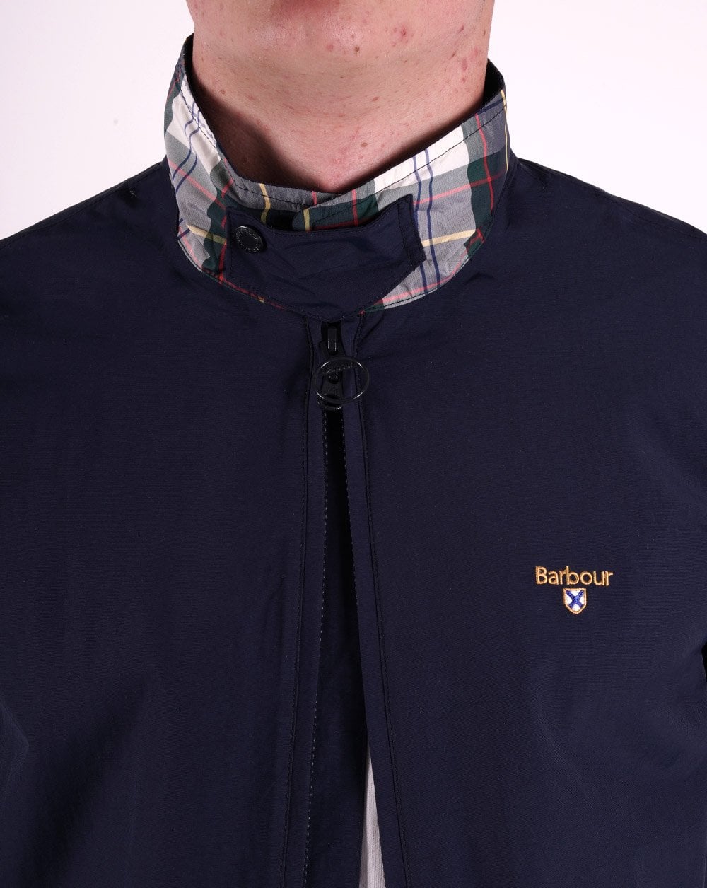 Barbour Crested Mac Marineblau