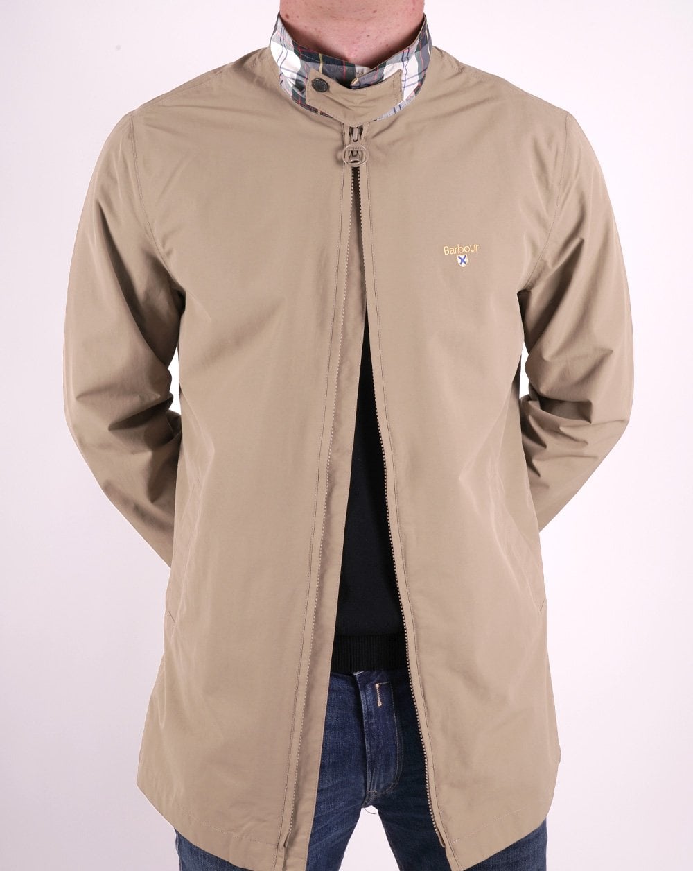 Barbour Crested Mac Militärbraun