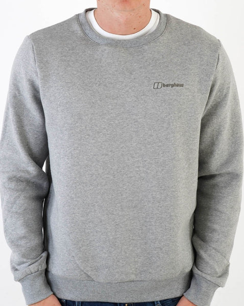 Berghaus Logo Crew Neck Grey Marl