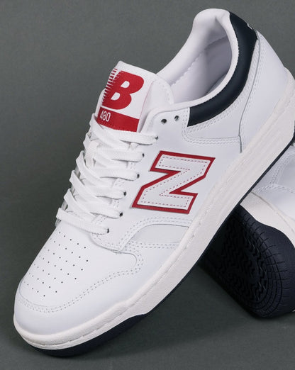 New Balance 480 Sneaker Weiß/Blau/Rot