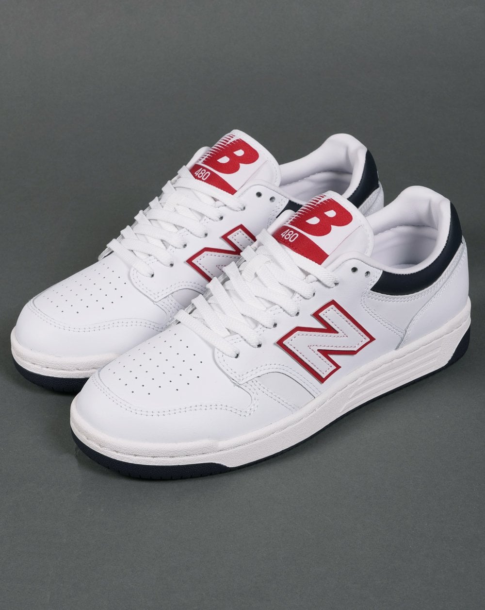 New Balance 480 Sneaker Weiß/Blau/Rot