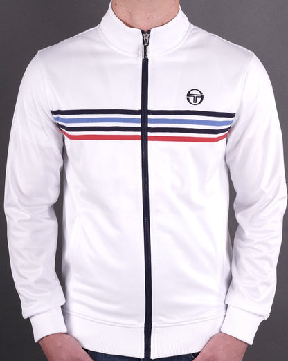 Sergio Tacchini Multi Stripe Track Top Weiß
