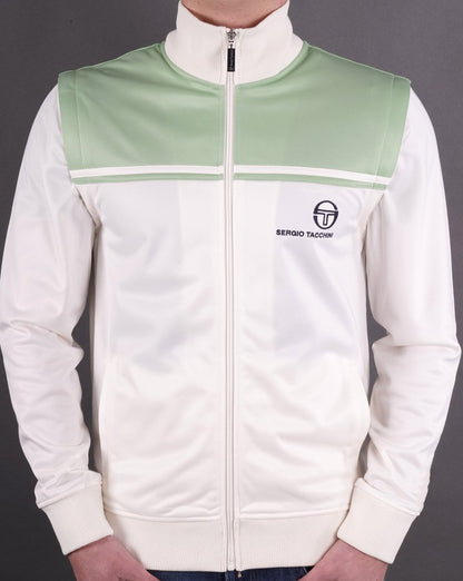 Sergio Tacchini Young Line Zip Off Trainingstop Gardenia Grün