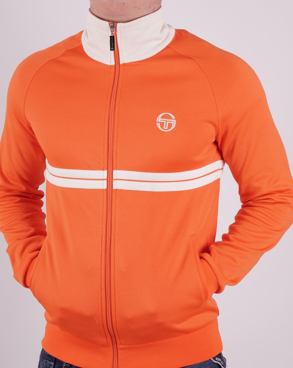 Sergio Tacchini Dallas Track Top Orange/Buttercreme