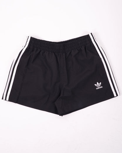 Adidas Originals – Schwarze Badeshorts mit 3 Streifen
