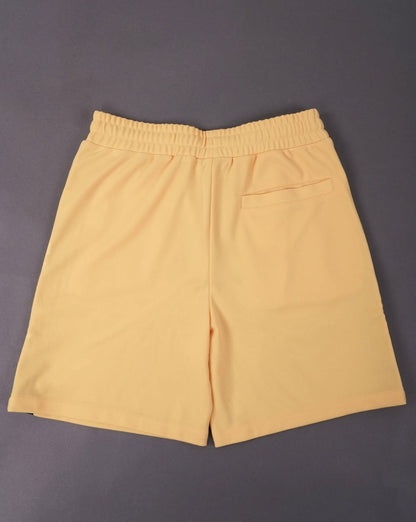 Sergio Tacchini Gestreifte Freizeitshorts Gelb/Marineblau
