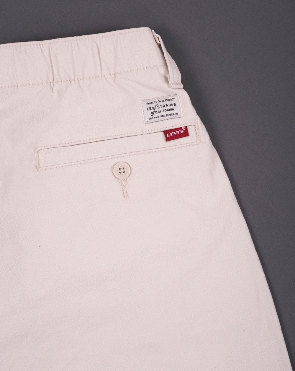 Levi's – XX Chino EZ – Shorts aus Leinen in Haferflocken