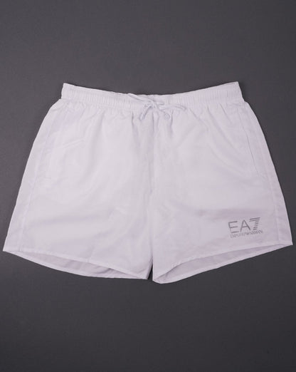 Emporio Armani EA7 Badeshorts Weiß