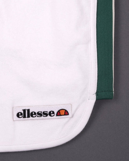 Ellesse Frottee-Shorts Weiß/Grün