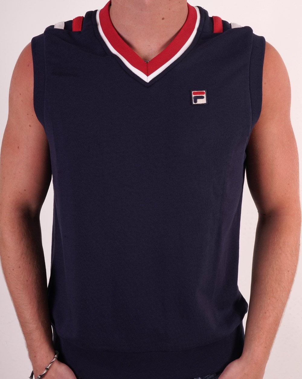 Fila Vintage Tank Sweatweste, Marineblau