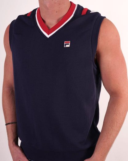 Fila Vintage Tank Sweatweste, Marineblau
