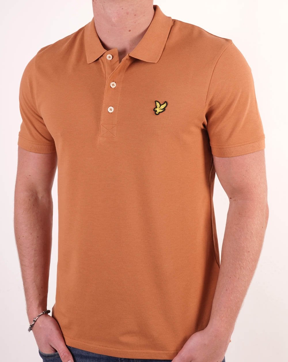 Lyle &amp; Scott – Poloshirt in Helltoffee